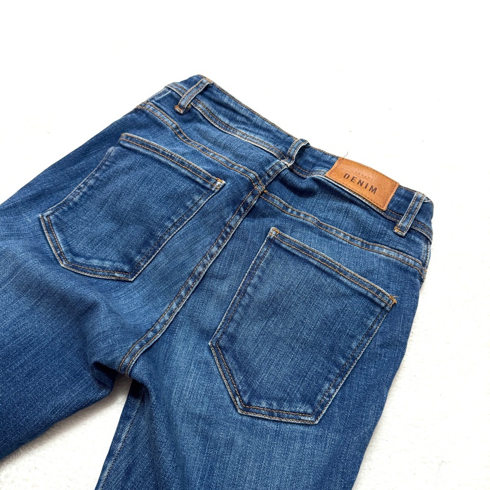 Sezane Skinny Jeans in Classic Blue Denim